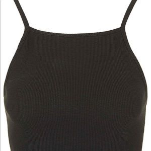 TOPSHOP Ribbed Crop Top
